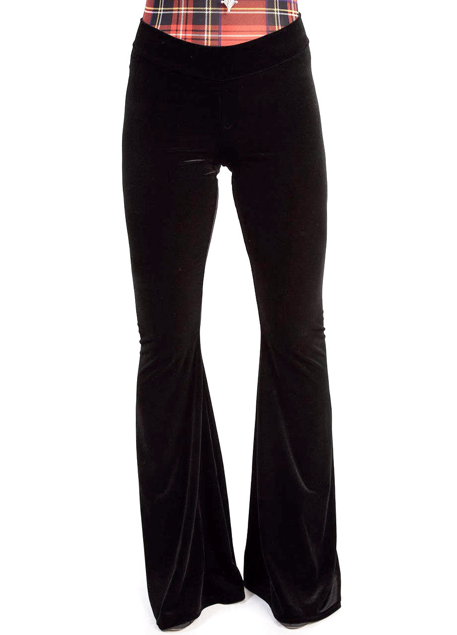 Castles Couture black velvet bells