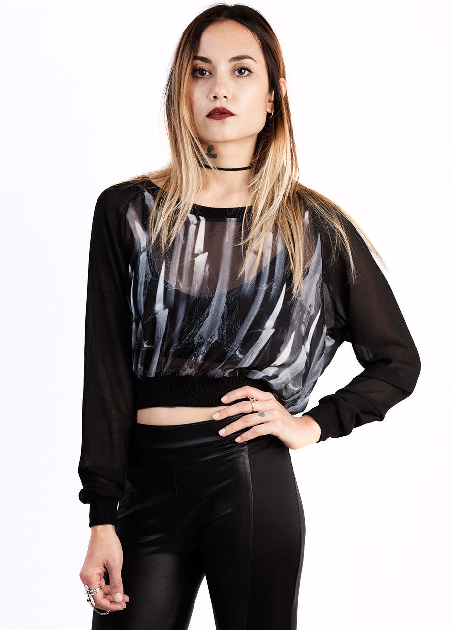 Widow By Candlelight Sheer Raglan
