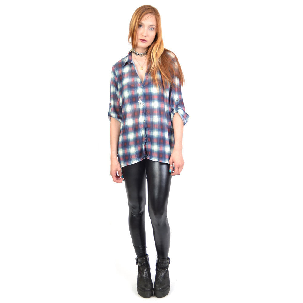 Evil Twin Poison Ivy Plaid Dress Shirt