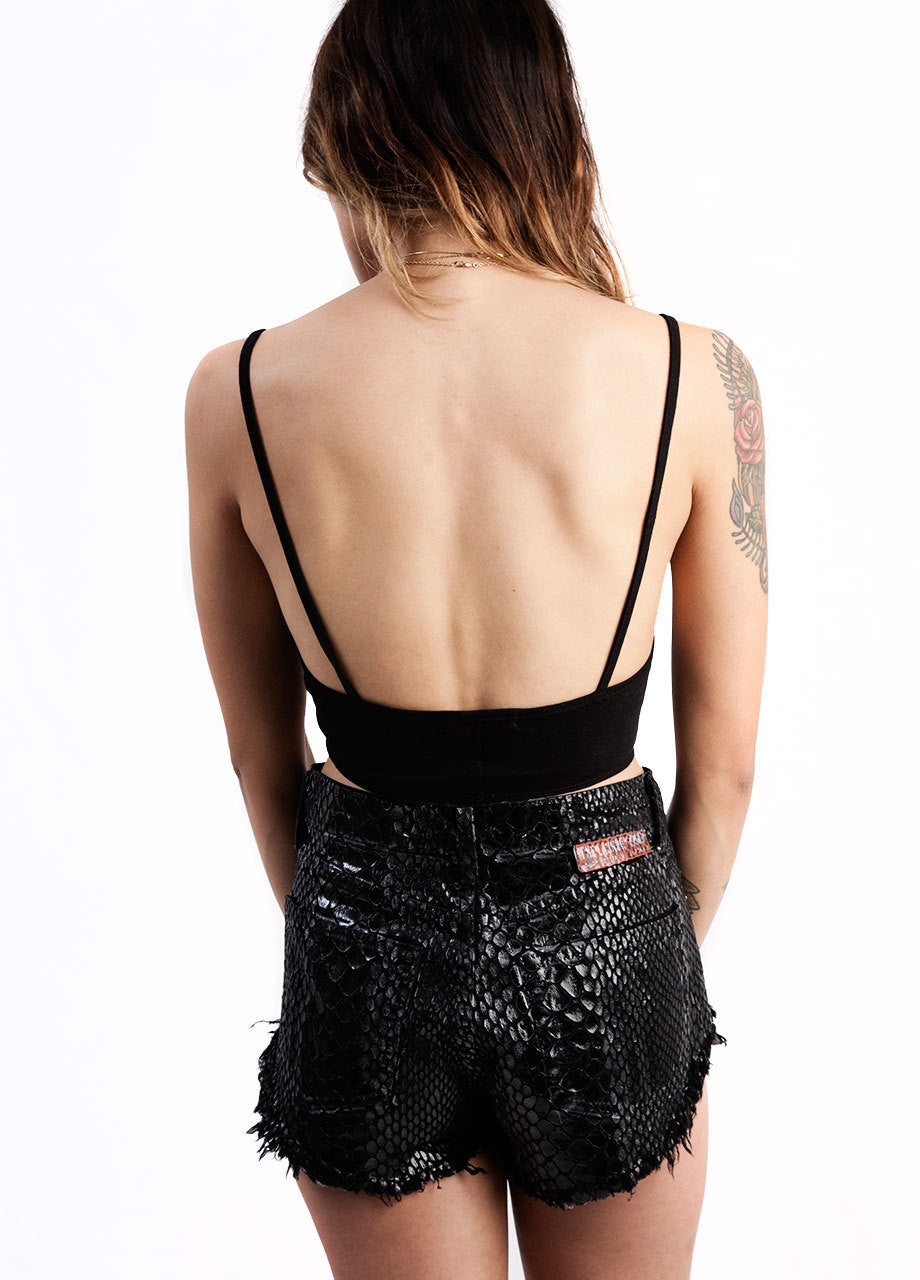 Black V-Cut Bralette