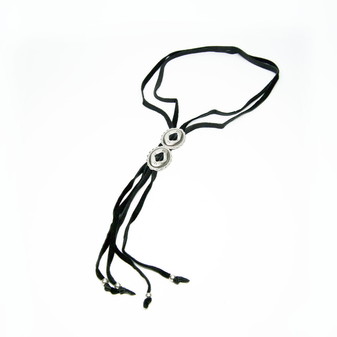 Vanessa Mooney Jacy Leather Concho Necklace