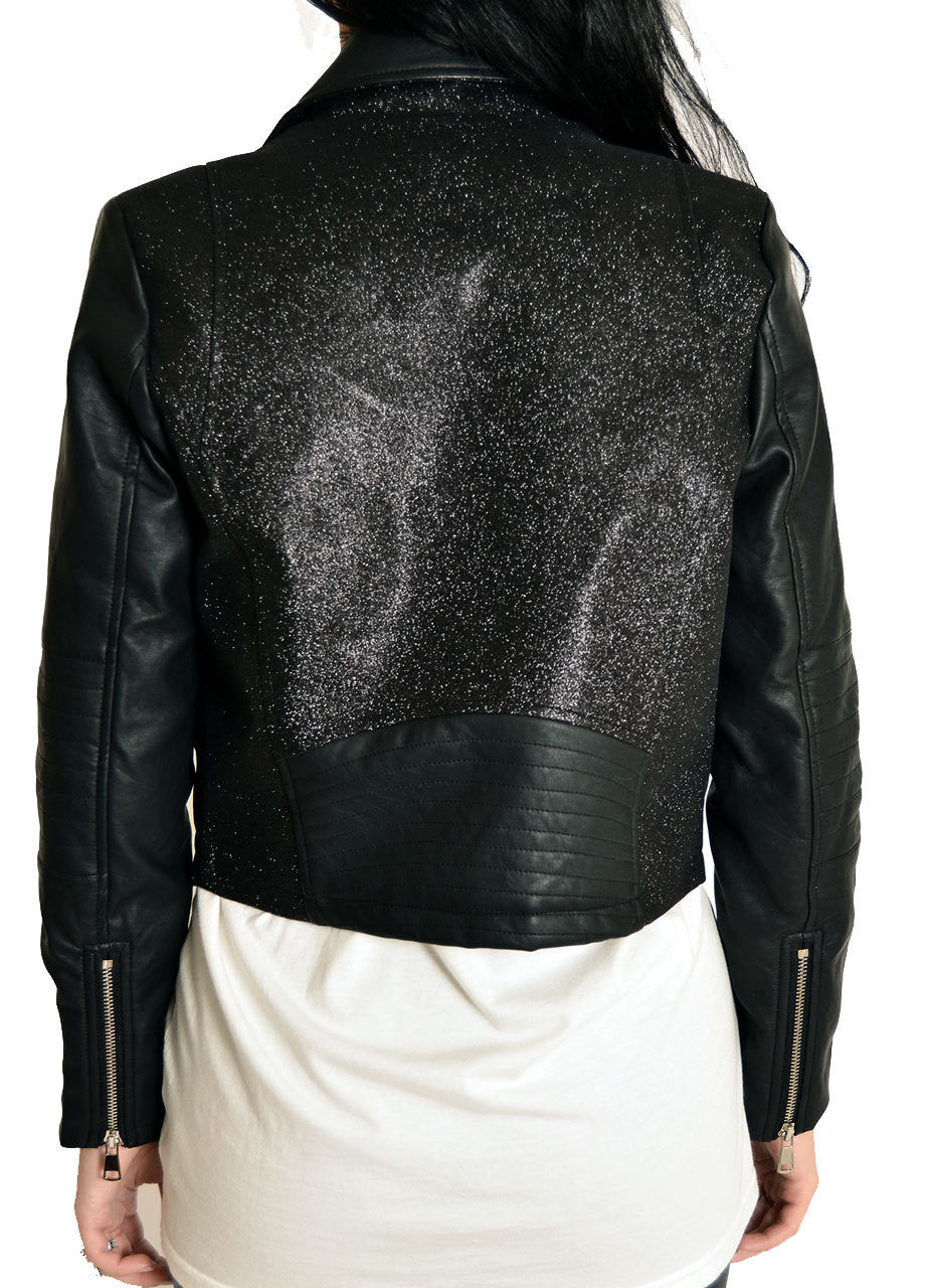 Lip Service Sparkle Magic Moto Jacket