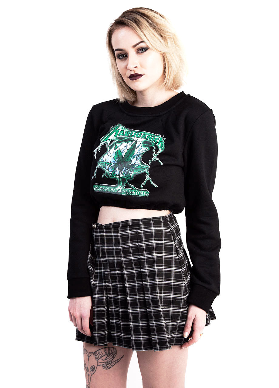 HLZBLZ Belle of the Brawl Marijuanica Crew Neck Sweatshirt