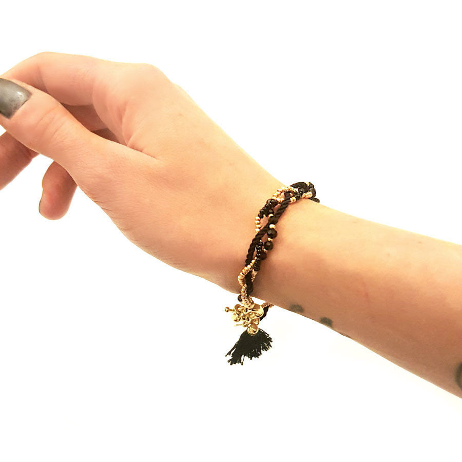 Ace Commune Macon Layered Tassle Bracelet