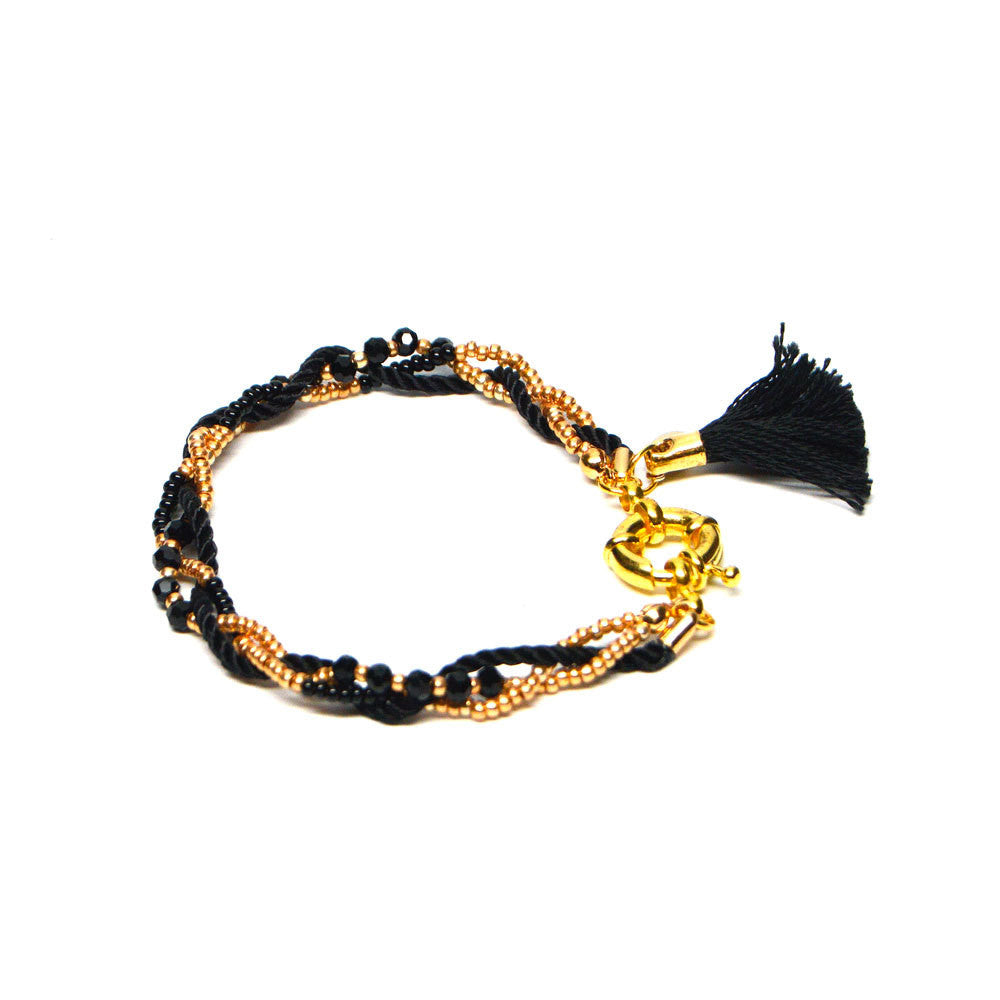 Ace Commune Macon Layered Tassle Bracelet