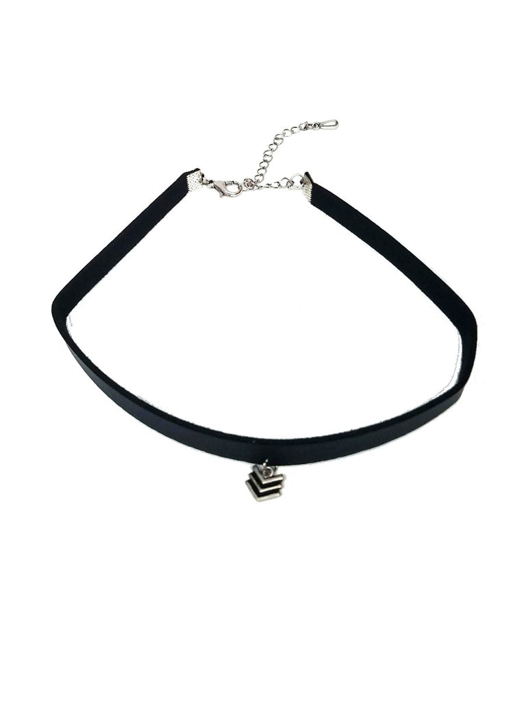 Black choker necklace uk hot sale