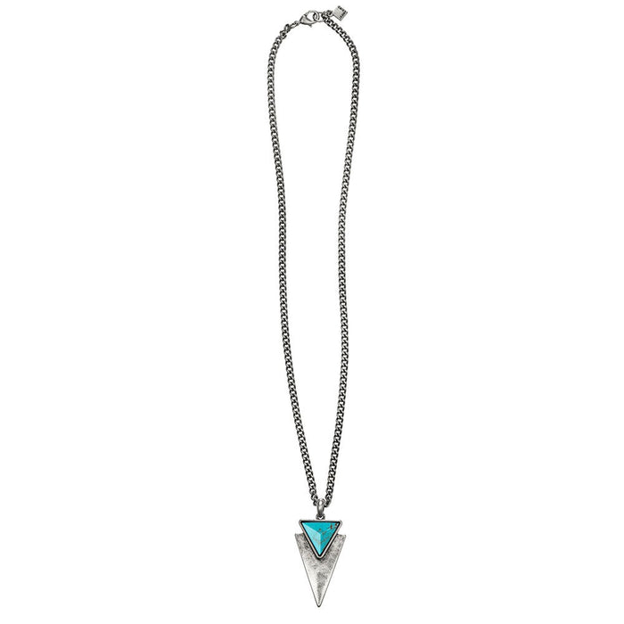 Jenny Bird Turquoise Pendant Flagstaff Necklace