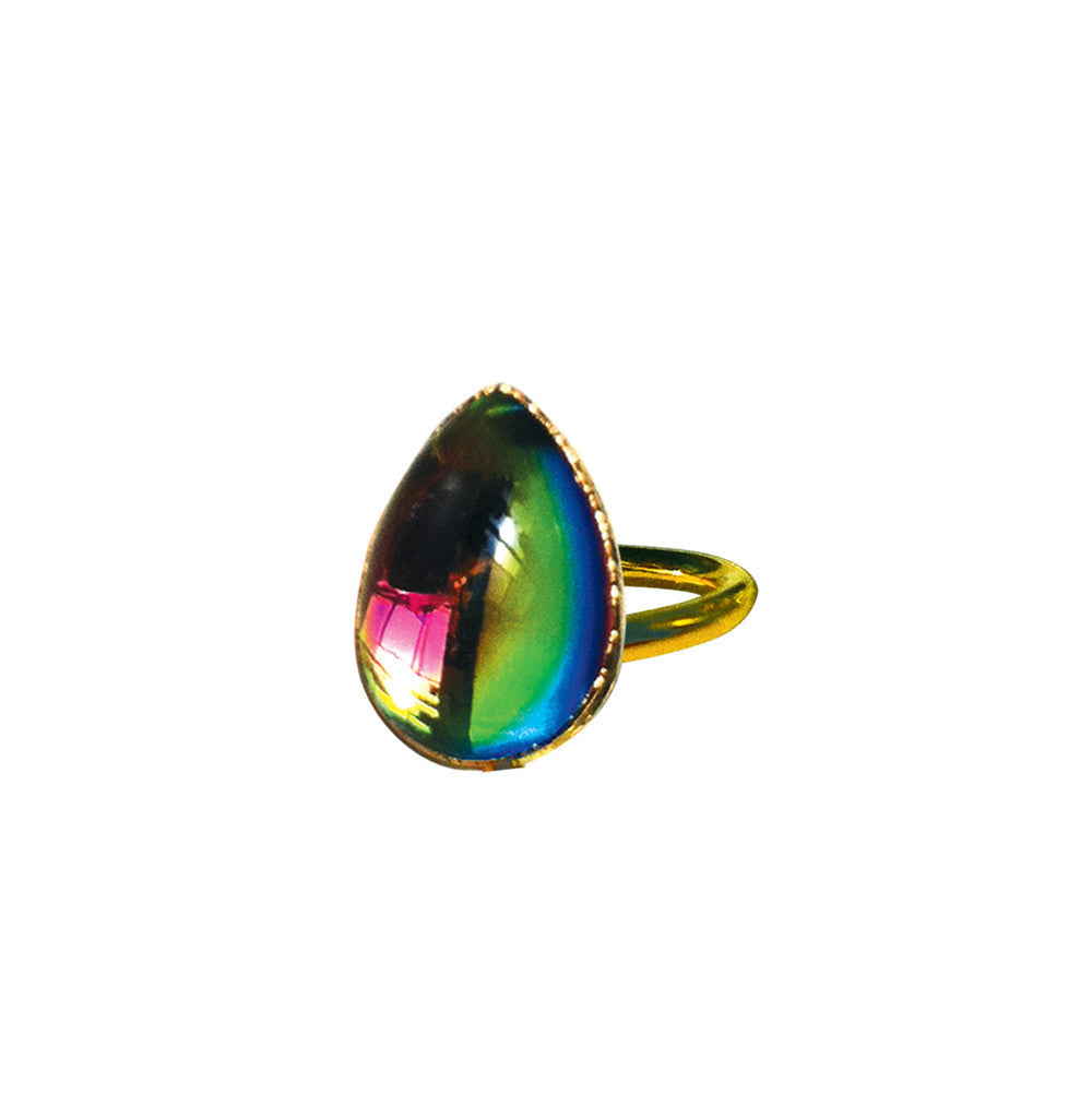 Miss Wax Glow Teardrop Ring