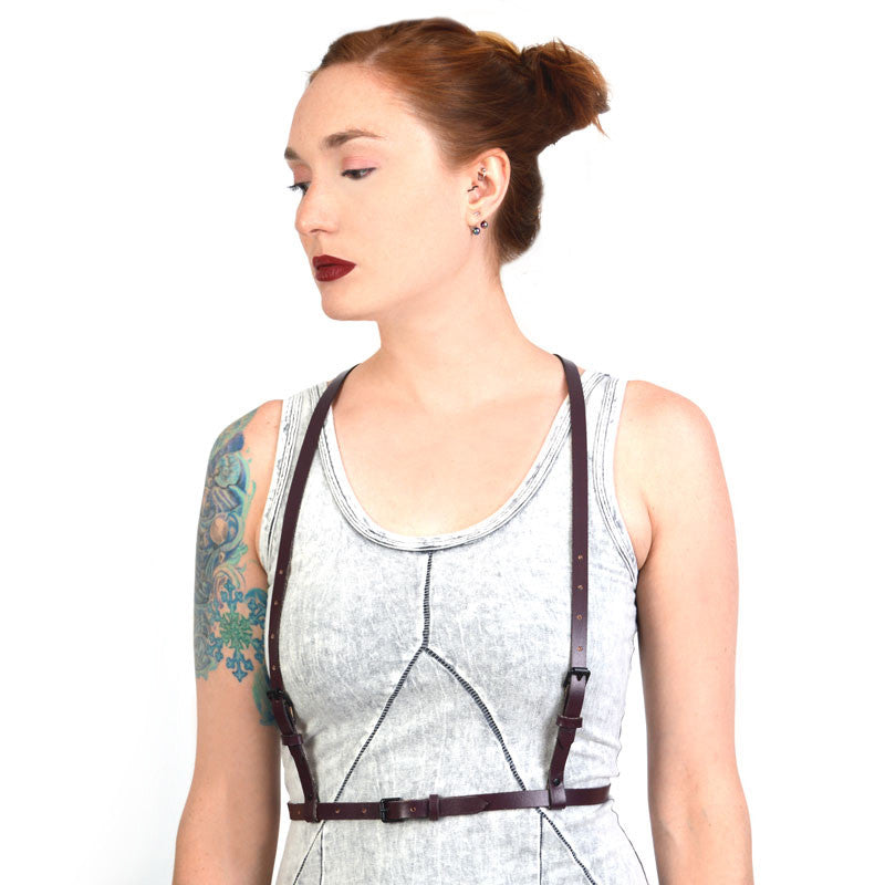 JAKIMAC Simple Harness Burgundy Belt