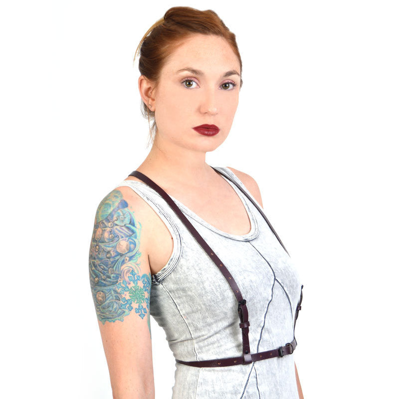 JAKIMAC Simple Harness Burgundy Belt