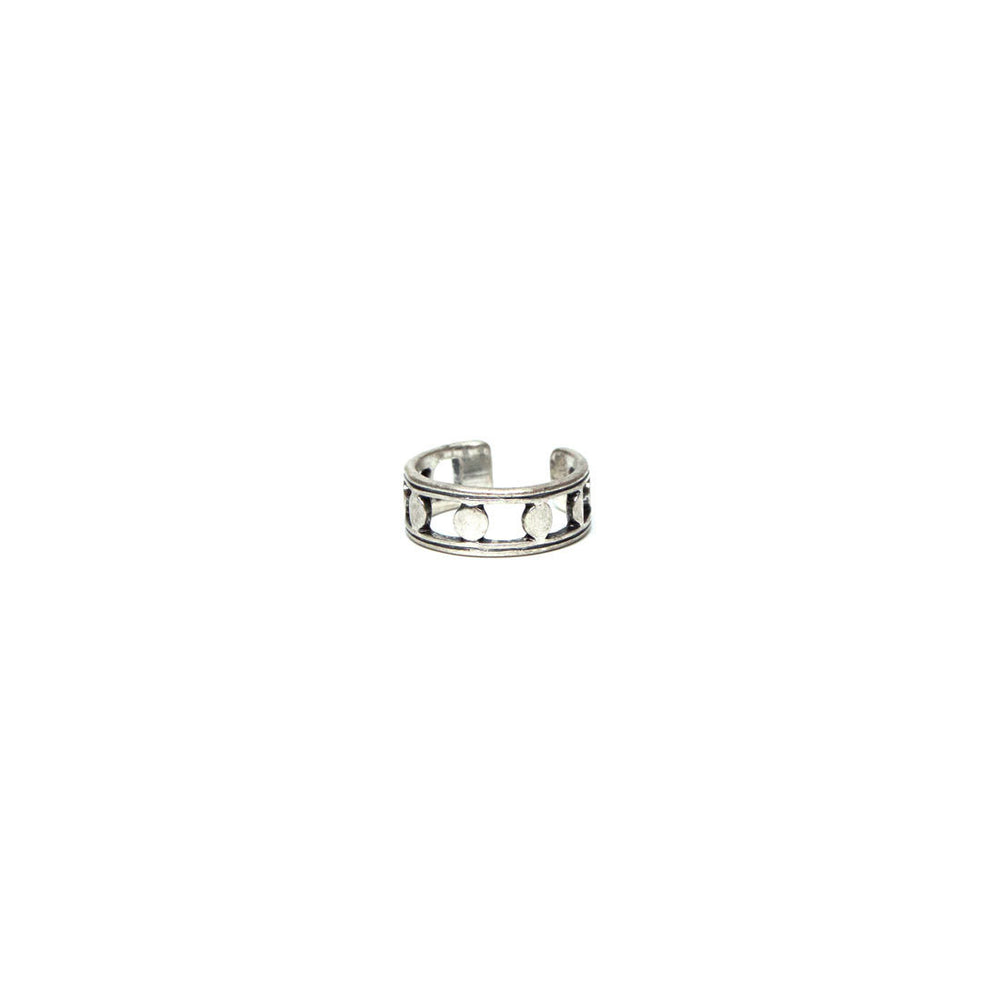 Jenny Bird Moonsong Midi Ring in silver one size adjustable midi ring
