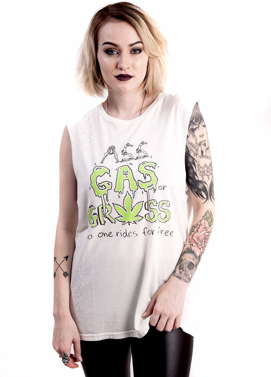 Lip Service Ass Gas Grass Muscle Tee