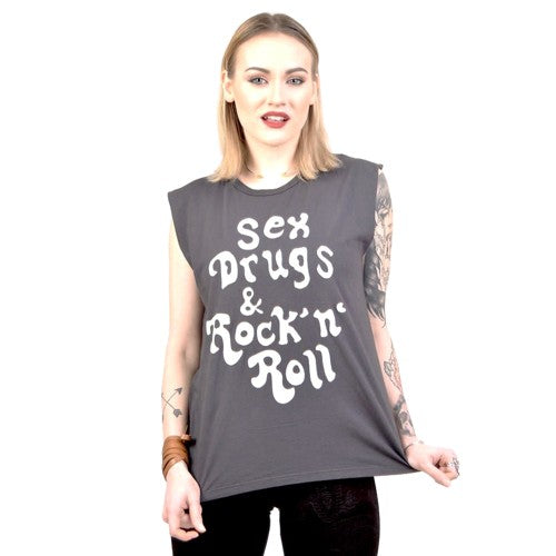Bandit Brand Sex Drugs And Rock N Roll Muscle Tee