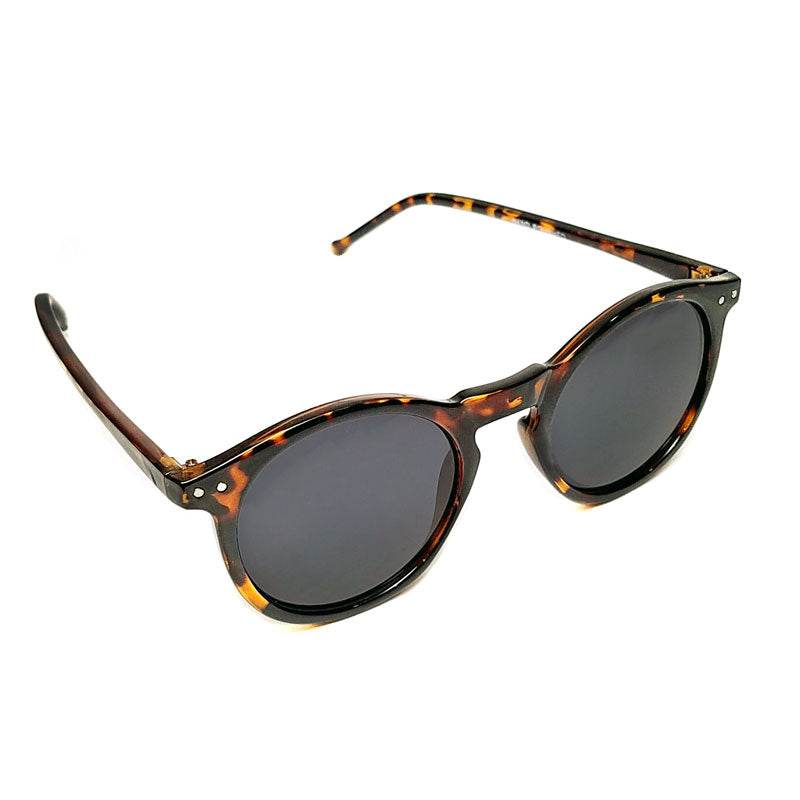 round wayfarer tortoise sunglasses