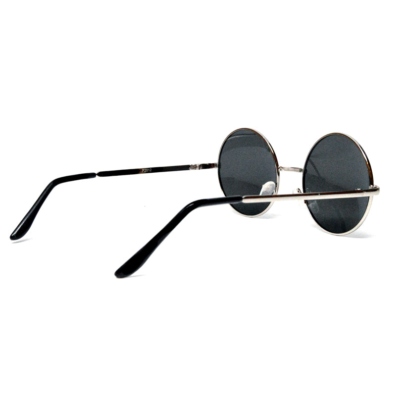 silver chrome metal frame sunglasses